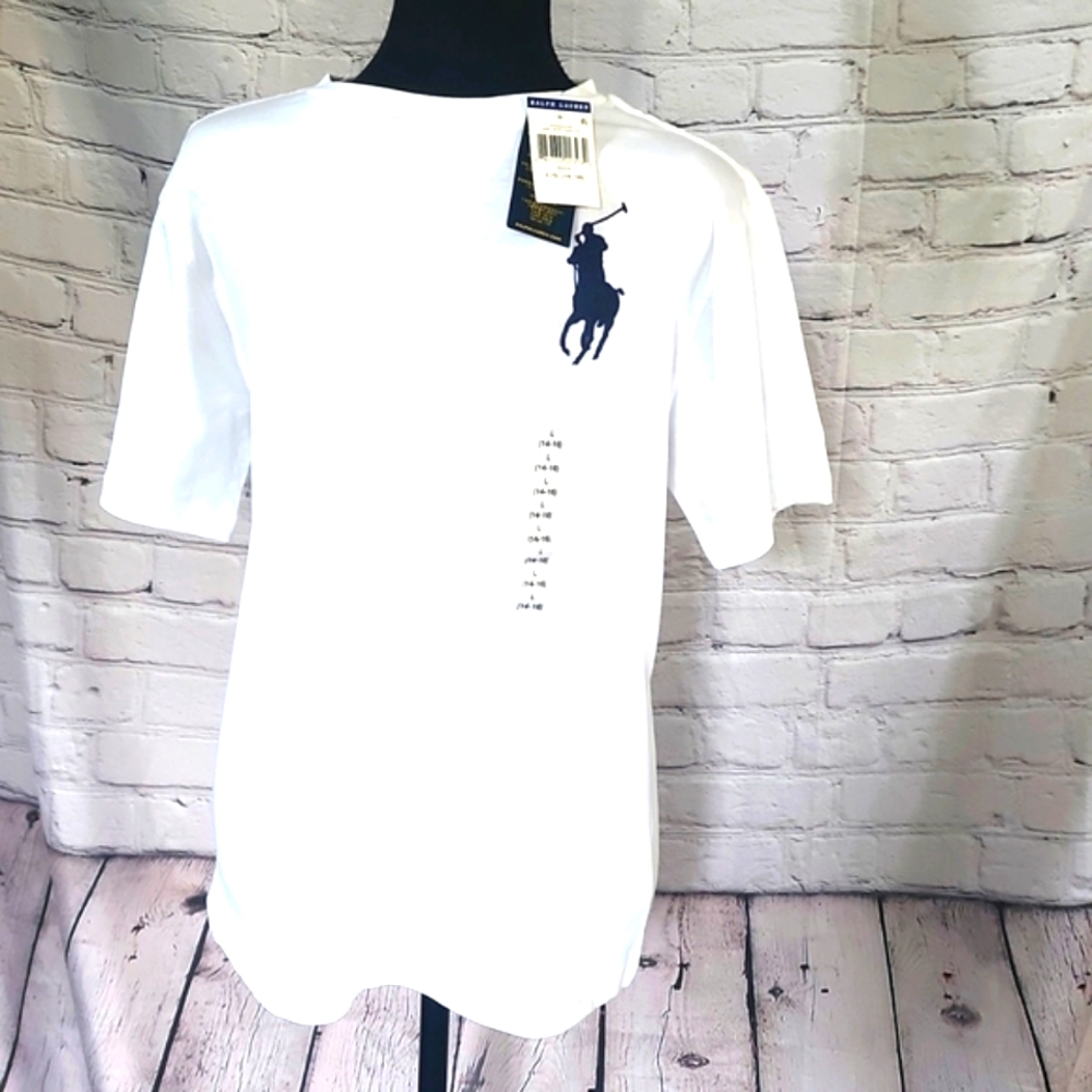 Brand new white Ralph Lauren Polo Tee